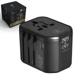 Extralink Smart Life kelioninis adapteris EU/UK/USA/AU/CH + USB-C, USB-A