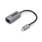 StarTech.com USB-C į Ethernet adapteris 2.5GbE, NBASE-T NIC, USB 3.0 Type-C 2.5/1G kelių greičių tinklas, suderinamas su Thunderbolt, Windows ir Mac