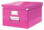 Leitz Click & Store WOW vidutinė laikymo dėžė, rožinė, kartonas, 16,7 L, 281 mm, 200 mm, 265 x 335 x 188 mm