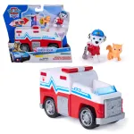 PAW Patrol: Search & Rescue &ndash; Marshall gelbėjimo automobilis su 2 figūrėlėmis, traukiamas ir paleidžiamas žaislinis sunkvežimis, vaikų žaislai berniukams ir mergaitėms nuo 3 metų