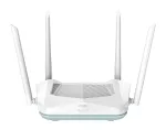 D-Link EAGLE PRO AI AX1500 i&scaron;manusis mar&scaron;rutizatorius, belaidis mar&scaron;rutizatorius, Gigabit Ethernet, dviejų juostų (2,4 GHz / 5 GHz), baltas