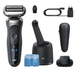 Skustuvas folijinis Braun Series 7 72-C7200CC Juodas Nerūdijantis plienas Ličio jonų
