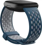 Fitbit FB174SBNVGYL &ndash; apyrankė &ndash; mėlyna &ndash; pilka &ndash; Sense &ndash; Versa 3 &ndash; aliuminis &ndash; silikonas &ndash; nerūdijantis plienas