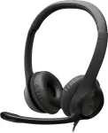 Logitech H390 USB ausinės su triuk&scaron;mo slopinimo mikrofonu, laidinės, juodos
