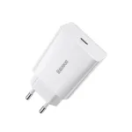 Baseus Speed Mini Quick Charger, USB-C, PD, 3A, 20W (White)