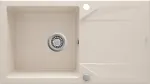DEANTE 1-Bowl Granite Composite Kitchen Sink with Drainer - Black (Nero) 780x440mm