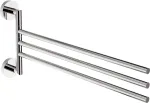 DEANTE Triple Swivel Towel Rack Wall-Mounted Chrome