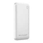 RealPower PB-10000 Plus Power Bank 10000 mAh 20W 2x USB-A USB-C White