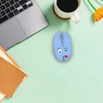 INCA belaidė pelė Weeny Emoji Blue (IWM-245RM) &ndash; 1200DPI, 3 mygtukai, 2,4 GHz USB-A
