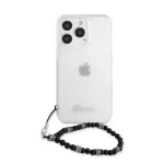 Guess GUHCP13LKPSBK Black Pearl Hard Case, skirta Apple iPhone 13 Pro / 13 6,1 inch permatoma