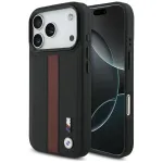 BMW M Perforated Stripe Logo MagSafe Case, skirta iPhone 17 Pro, raudona
