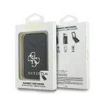 Guess 4G Stand & Mirror MagSafe piniginė su veidrodėliu, juoda