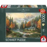 Schmidt Thomas Kinkade Studios Autumn Evening at the Lake 1000 vnt. Dėlionė