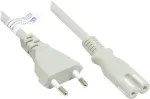 GoodConnections Euro maitinimo laidas Euro ki&scaron;tukas Type C (tiesus) į C7/Euro 8 lizdą (tiesus), pilkas, 0,75 mm&sup2;, 1,8 m, Good Connections&reg; (P0370-GR018)