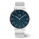 DANIEL WELLINGTON Moteri&scaron;kas Laikrodis DW00100776 (40mm) - Classic Petite Ashfield - Rožinis Auksas Nerūdijančio Plieno Tinklelis