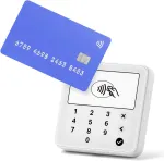 Kortelių skaitytuvas SumUp RDR-SUL-010 &ndash; bekontaktis (NFC) ir lustinis (EMV) mokėjimas