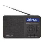 Aiwa RD-40DAB/BK Juodas DAB+ ir FM ne&scaron;iojamas radijas su Bluetooth