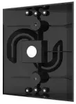 2N IP Solo Intercom Backplate - Black - 115 mm - 9155071
