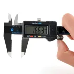 iFixit elektroninis slankmatis 0,01&ndash;150 mm, mėlynas LCD ekranas, juodos ir mėlynos spalvos