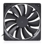 Ventiliatorius Alphacool Core 140mm 24853 14 cm Juodas 2000 RPM Hidraulinis