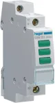 HAGER SVN221 Modulinis indikatorius, 230 V kintamoji srovė, 3 x žali LED, DIN bėgelis