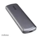 Ne&scaron;iojamas SSD korpusas Akasa AK-ENU3M2-05 USB-C 3.2 Gen 2, skirtas M.2 SATA/NVMe diskams