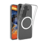 dbramante1928 Greenland Pro Qi2 nugarėlė Samsung Galaxy S25, MagSafe suderinama, skaidri