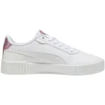 PUMA Carina 2.0 GirlPower moteri&scaron;ki sportbačiai - Puma White-Puma Black-Pink - UK 4.5 / EU 37.5