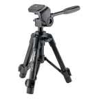 Velbon EX Series EX-mini Tripod su 2 krypčių Pan & Tilt galvute, juodas