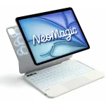 Magnetinis klaviatūros dėklas Inateck NeoMagic KB903-11A, skirtas iPad Air 11 / iPad Pro 11, QWERTZ, pieno baltumo