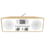 Reflexion HRA21DAB+ baltas DAB+ FM po spintele montuojamas radijas su CD grotuvu, dviem žadintuvais, nuotolinio valdymo pultu
