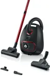 Cikloninis dulkių siurblys Bosch Serie 4 BGB41POW1 &mdash; 850 W, 4 L dulkių mai&scaron;as, HEPA13, teleskopinis metalinis vamzdis