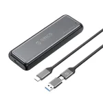 Orico DDM2-C3-G2 M.2 NVMe SSD korpusas USB-A USB-C 3.2 10Gb/s pilkas