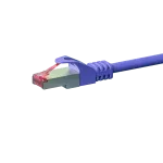 DSIT Cat 6 S/FTP LSOH tinklo jungiamasis laidas, 1,5 m, violetinis