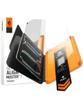 Spigen AlignMaster Glas.tR grūdinto stiklo ekrano apsauga iPad Pro 11 (2024&ndash;2025), permatoma
