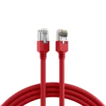 EFB Elektronik K2793.0,50 RJ45 kryžminis jungiamasis kabelis Cat.5e SF/UTP, Hirose TM11, Draka UC300, 0,5 m, raudonas