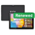 ESTAR Renewed Grade A 10.1 colio URBAN plan&scaron;etinis kompiuteris 4GB juodas 64GB Android