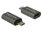DeLOCK USB-C (M) į Micro-USB B (M) adapteris, USB 3.1 Gen 1, 2,8 cm, antracitas (65927)