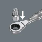 Wera 950 SPKL Hex-Plus L-formos raktas su rutuliniu galu, 6 mm, chromo vanadžio plienas, BlackLaser danga 05003669001