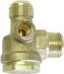 Aerotec žalvarinis atbulinis vožtuvas G 1/2 inch vidinis sriegis 16 bar | 9048063