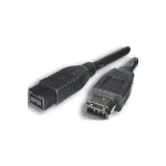 EXSYS FireWire 1394b 9-Pin į 6-Pin kabelis, 3,0 m, juodas EX-K6862
