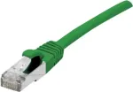 EXERTIS CONNECT 858438 Cat 6A S/FTP komutacinis kabelis, 2 m, žalias, plonas apsauginis dangtelis