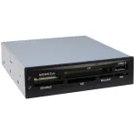 Inter-Tech Nitrox Multi Card Reader CI-02 &ndash; kortelių skaitytuvas &ndash; 8,9 cm (3,5 colio) (CF I, CF II, MS, MS PRO, Microdrive, MMC, SD, MS Duo, xD, MS PRO Duo, TransFlash, microSD, SDHC, MS Micro)