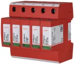 DEHN DG M PV2 SCI 1000 2 tipo vir&scaron;įtampių ribotuvas fotovoltinėms sistemoms, 3 poliai, 1000 V DC, 40 kA, DIN bėgelio montavimas 952514