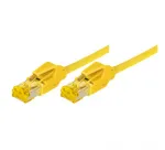 TECLINE D&auml;twyler Cat 6a S/FTP komutacinis kabelis, PiMF, geltonas, 3,0 m, 10 Gbit/s, be halogenų, Hirose TM31 jungtys 78003Y