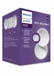 Philips Avent vienkartiniai krūtų įklotai (100 vnt.) | Itin sugeriantys, anatominės formos, atskirai supakuoti