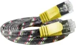Wirewin SLIM ST6 5 GE &ndash; Cat.6 SLIM-Tough tinklo kabelis, F/FTP, 5,0 m, geltonas PKW-TOUGH-STP-K6 5.0 GE