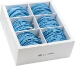 Wirewin SLIM KAT6A 10 Gigabit Light tinklo kabelis, 1,5 m, U/FTP, &Oslash; 3,8 mm, mėlynas, 60 vnt. paketas SLIM-LS-K6A 1.5 BL 60