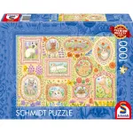 Dėlionė &ldquo;Noble Cats in Blossom&rdquo; schmidt spiele 59792, 1000 dalių