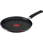 Blyninė keptuvė Tefal Resist Intense D52210 apvali 25 cm juoda raudona
